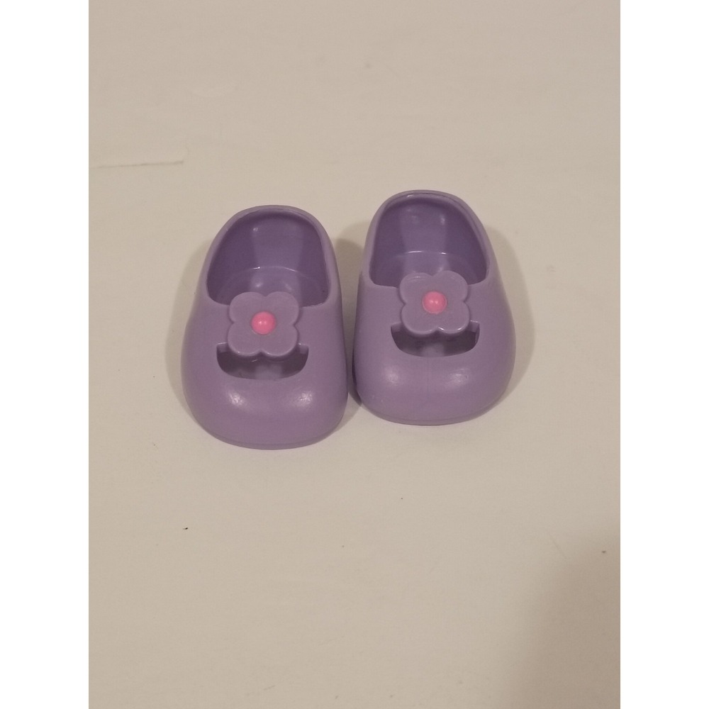 American Girl Wellie Wishers Showtime Ballet Purple Pink Flower Shoes